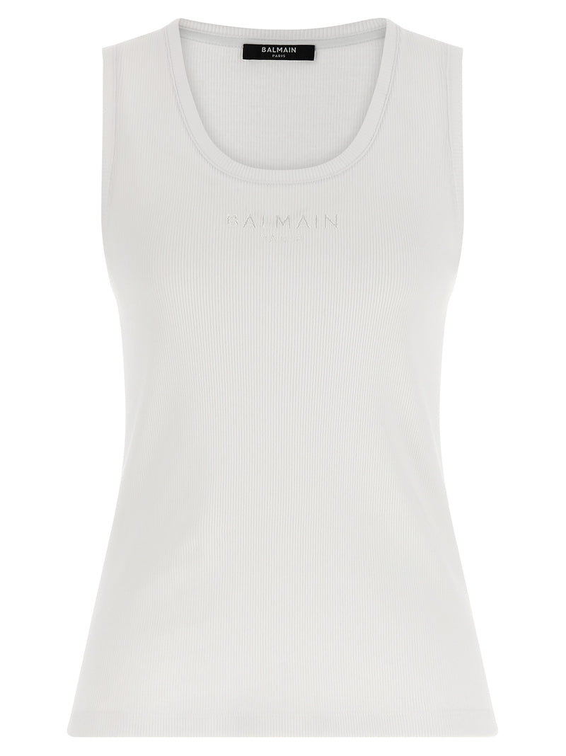 Débardeurs Balmain en coton blanc