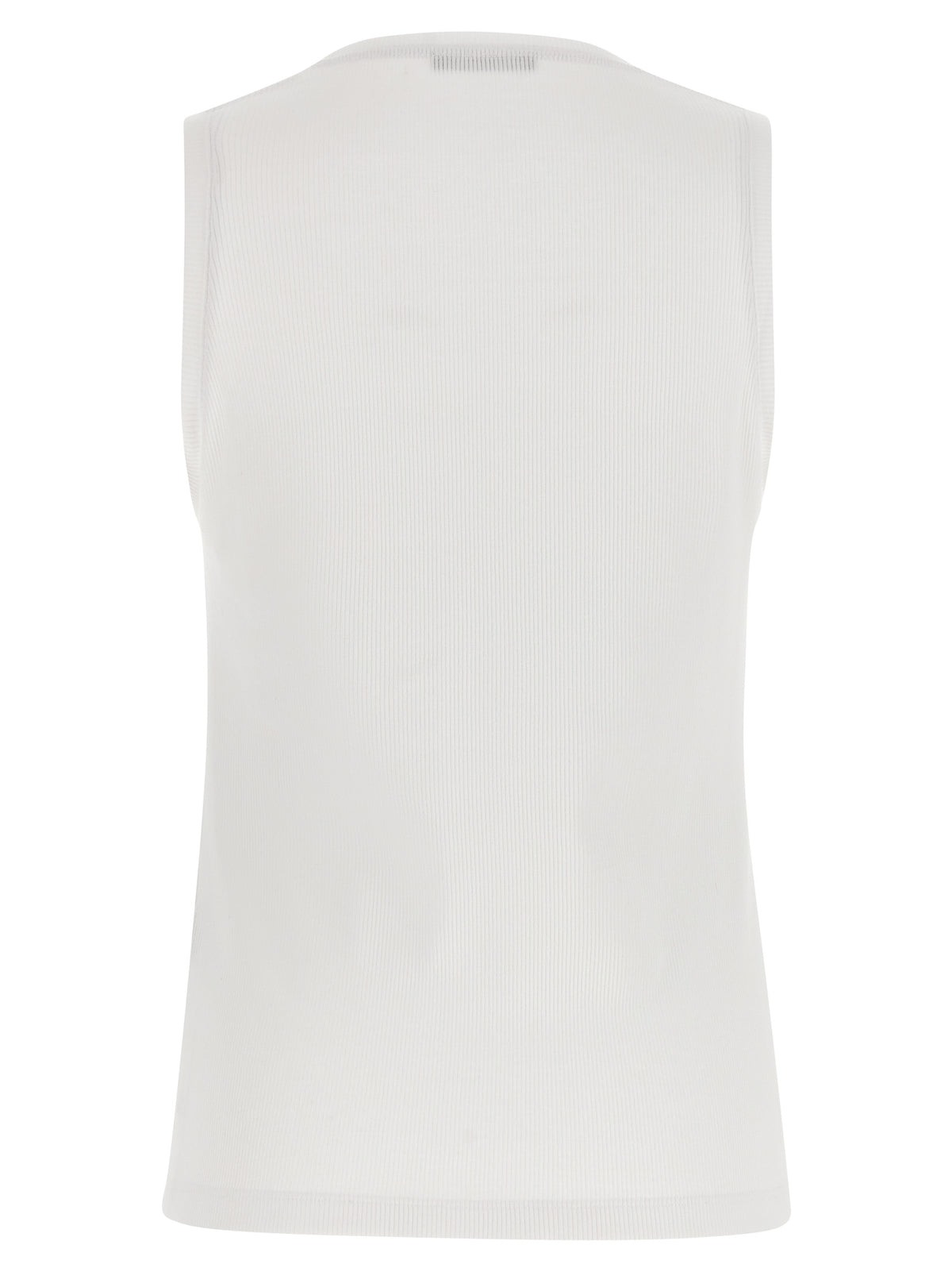 Balmain White Cotton Tank Tops