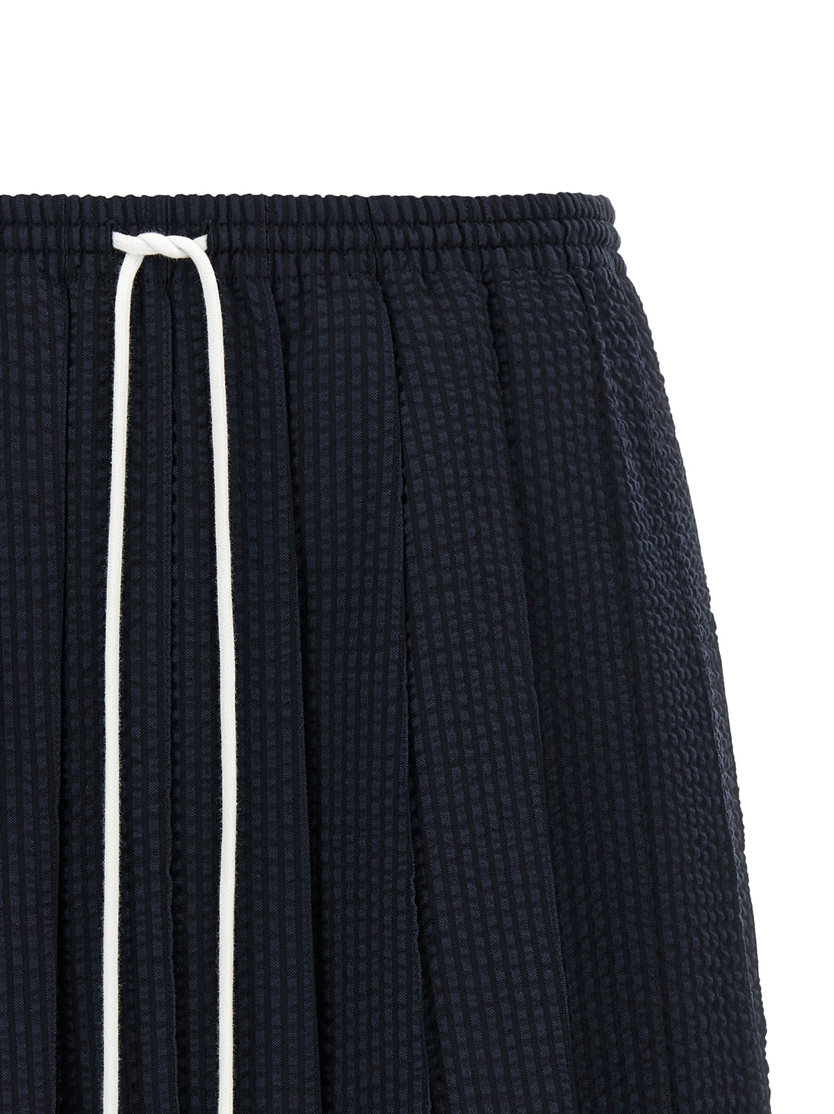 Jupe longue en laine bleue Thom Browne