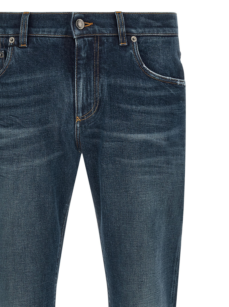 Dolce & Gabbana Blue Cotton Jeans Denim - IT52 | XL