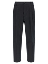 Department 5 Black Cotton Casual Pants