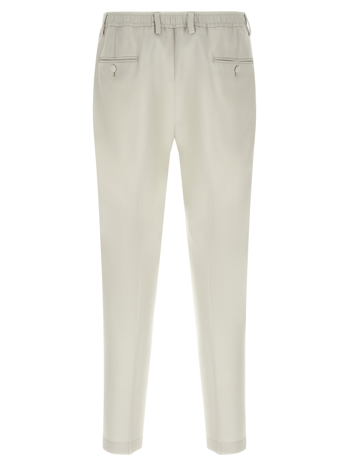 Dolce & Gabbana Beige Virgin Wool Dress Pants for Men