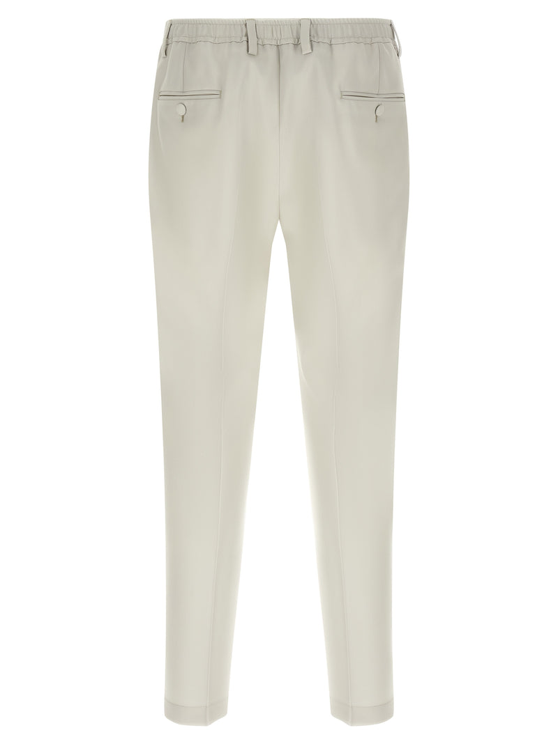 Dolce & Gabbana Beige Virgin Wool Dress Pants for Men