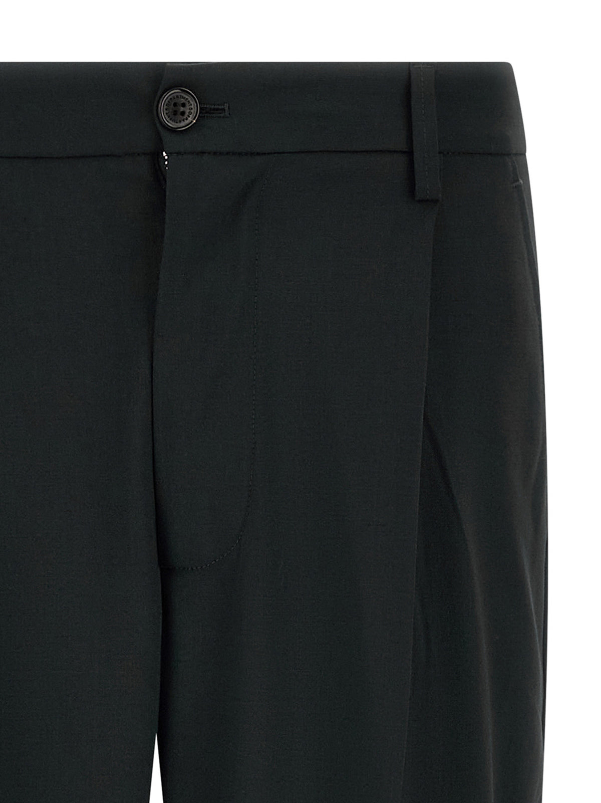 Pantalon décontracté en polyester noir Department 5