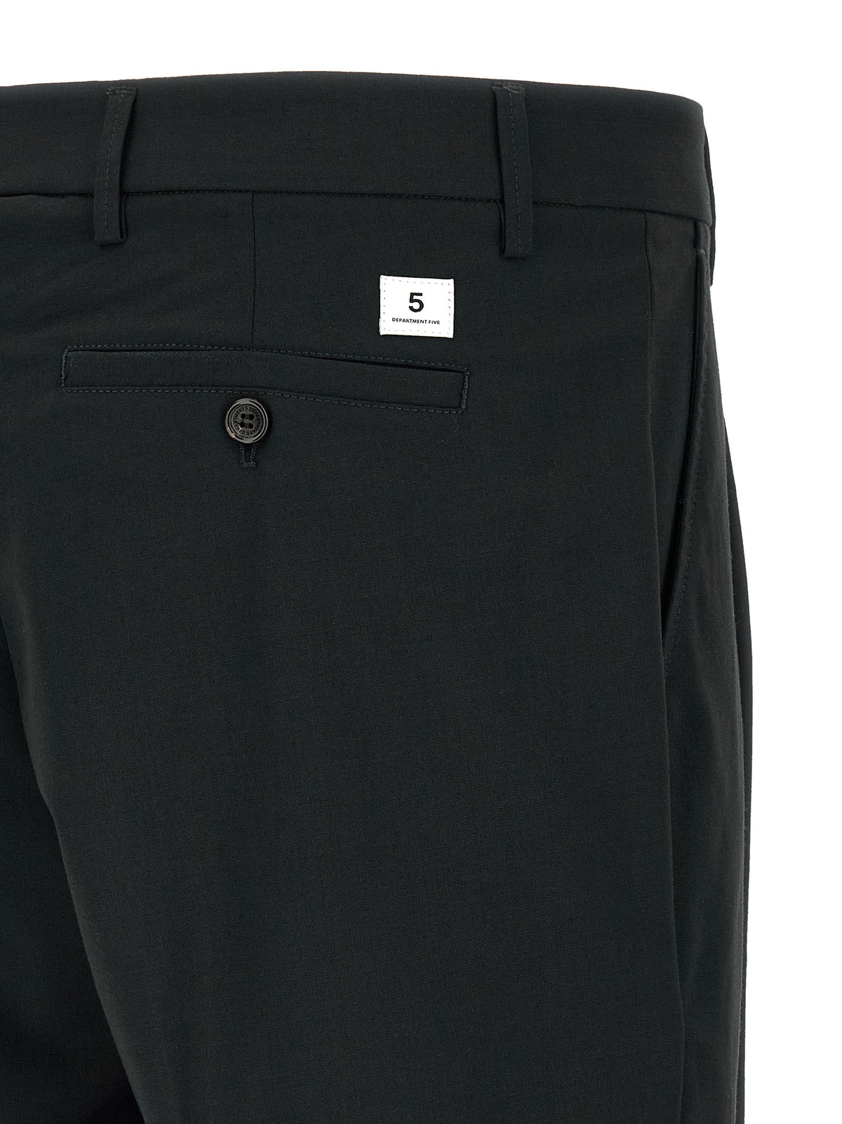Pantalon décontracté en polyester noir Department 5