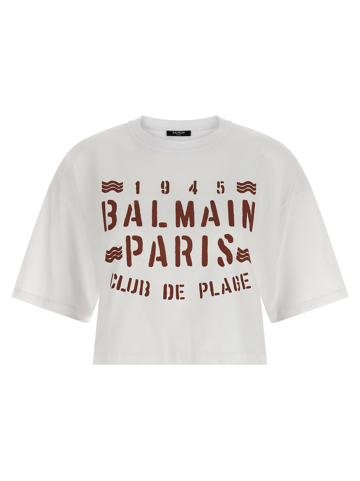 T-shirt Balmain en coton blanc