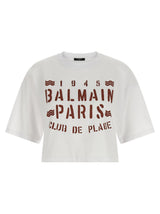 T-shirt Balmain en coton blanc