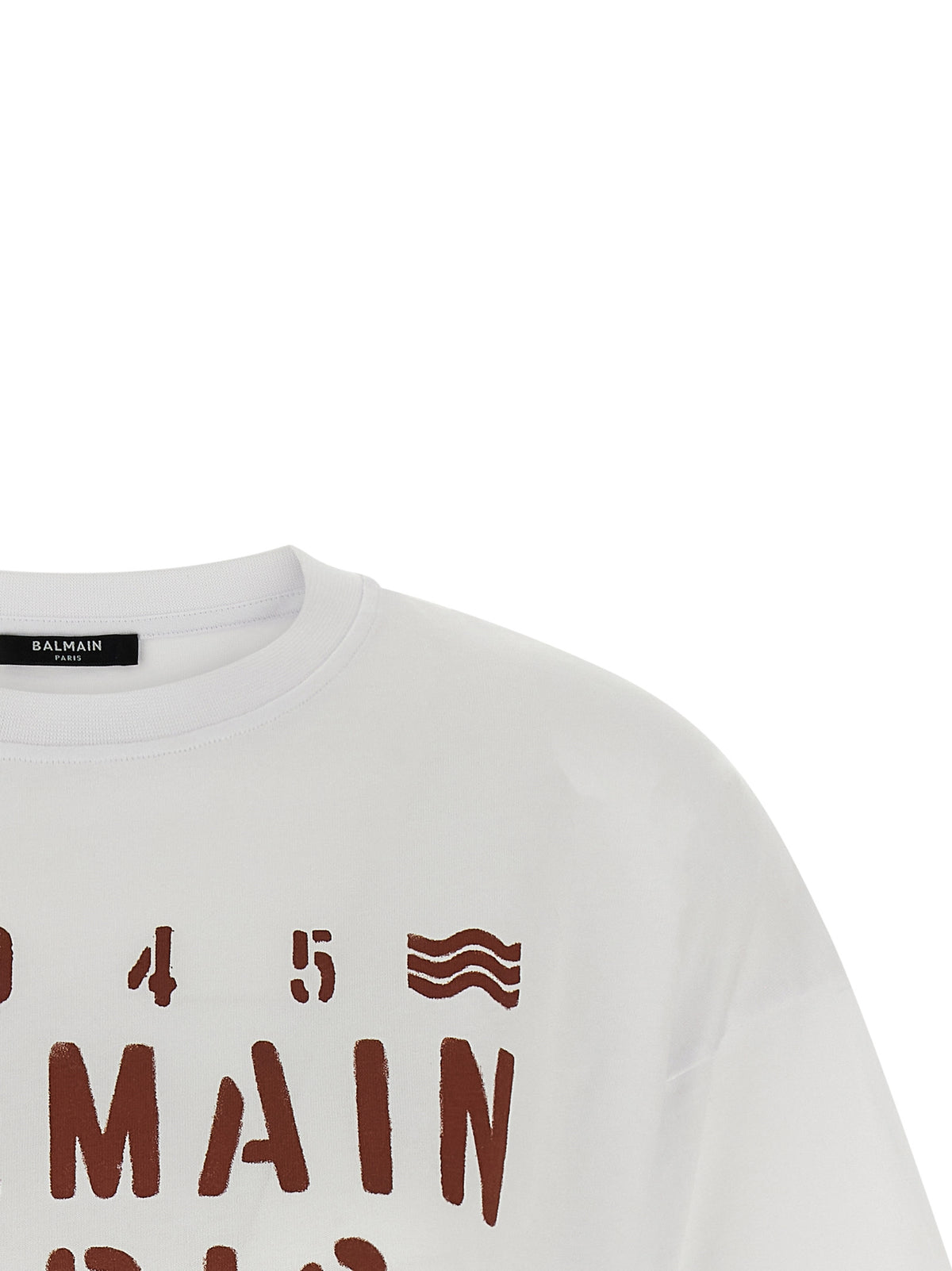 T-shirt Balmain en coton blanc
