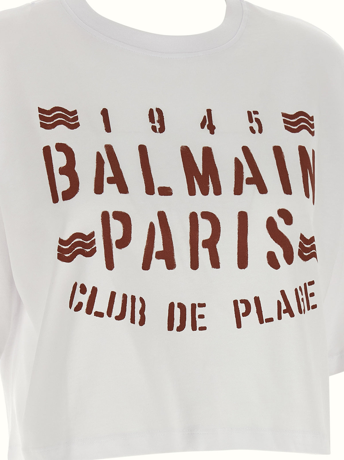 T-shirt Balmain en coton blanc