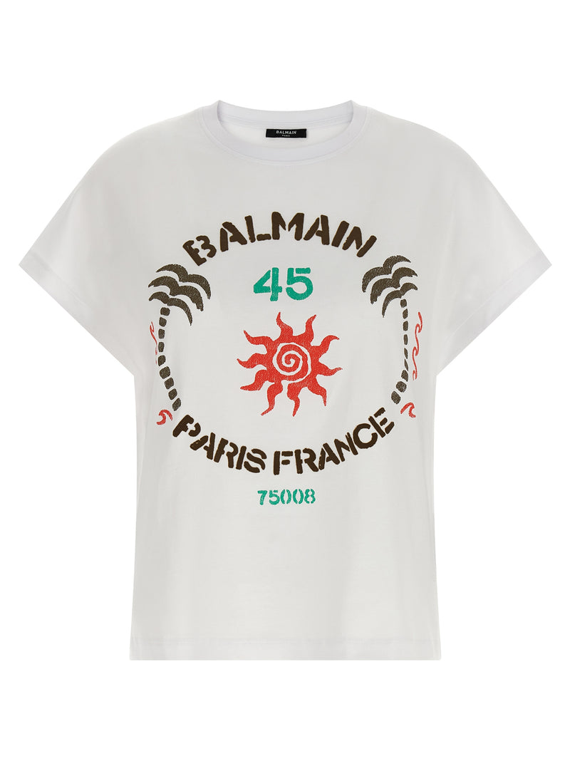 T-shirt Balmain en coton blanc