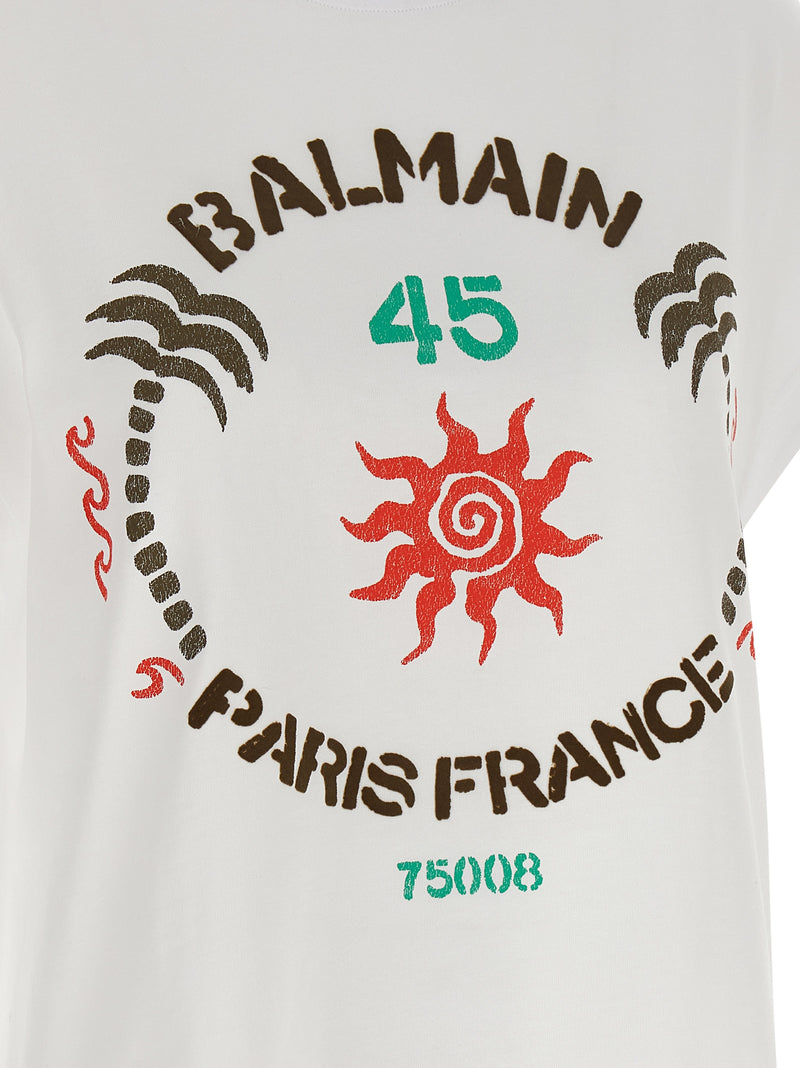 T-shirt Balmain en coton blanc