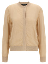 Fabiana Filippi Brown Virgin Wool Cardigan