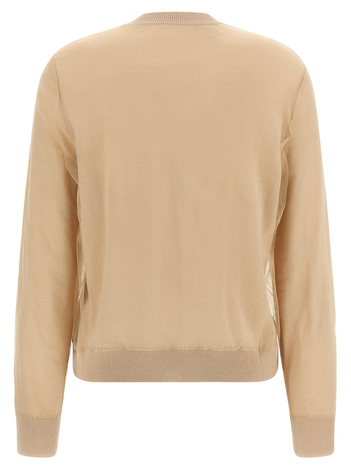 Fabiana Filippi Brown Virgin Wool Cardigan