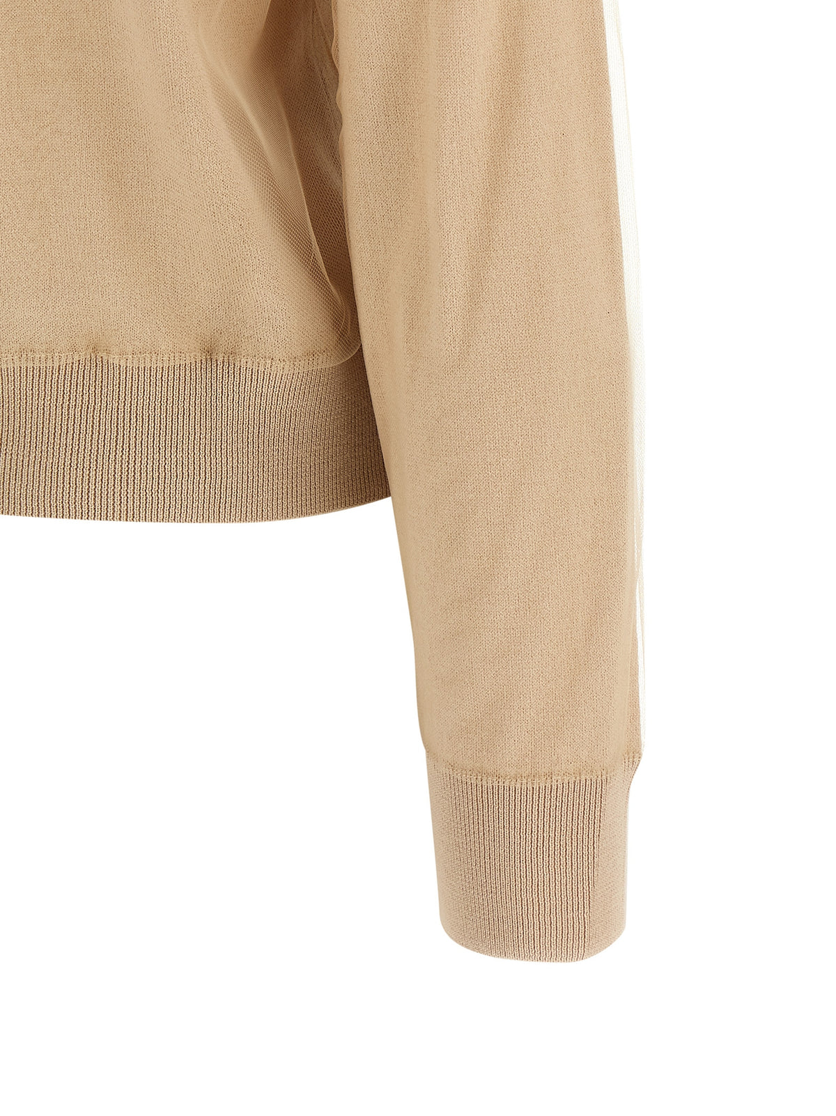 Fabiana Filippi Brown Virgin Wool Cardigan