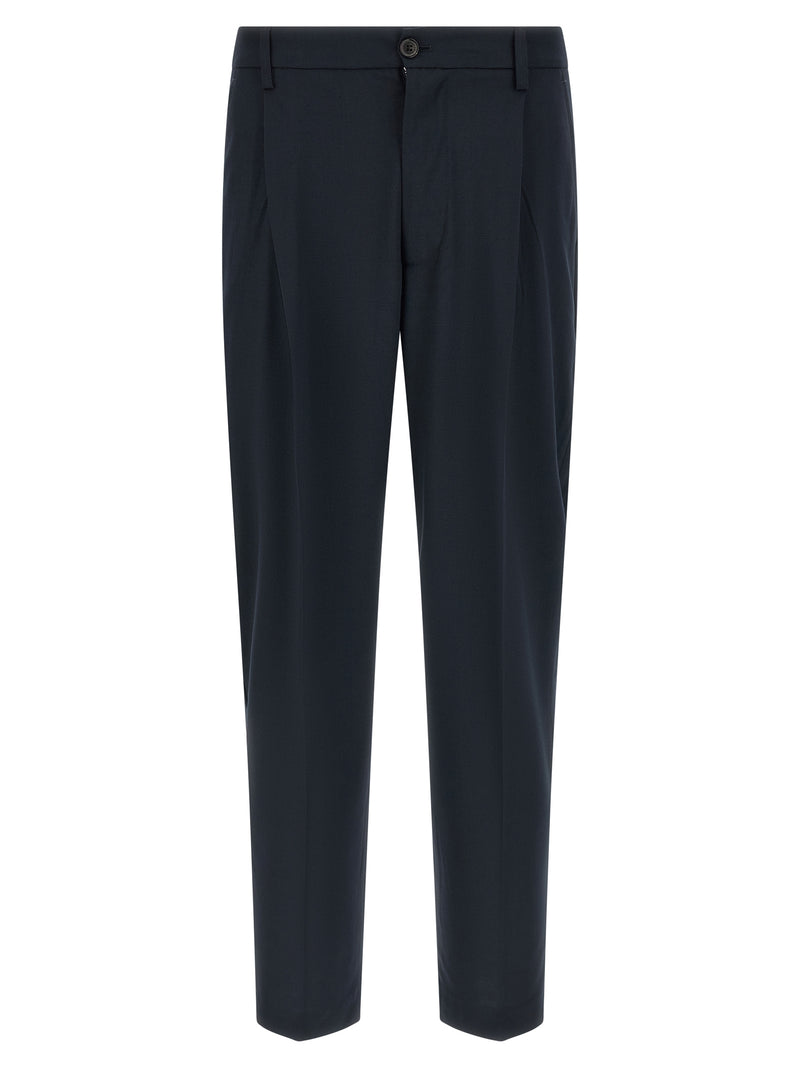 Department 5 Gin Blue Polyester Casual Pants for Men