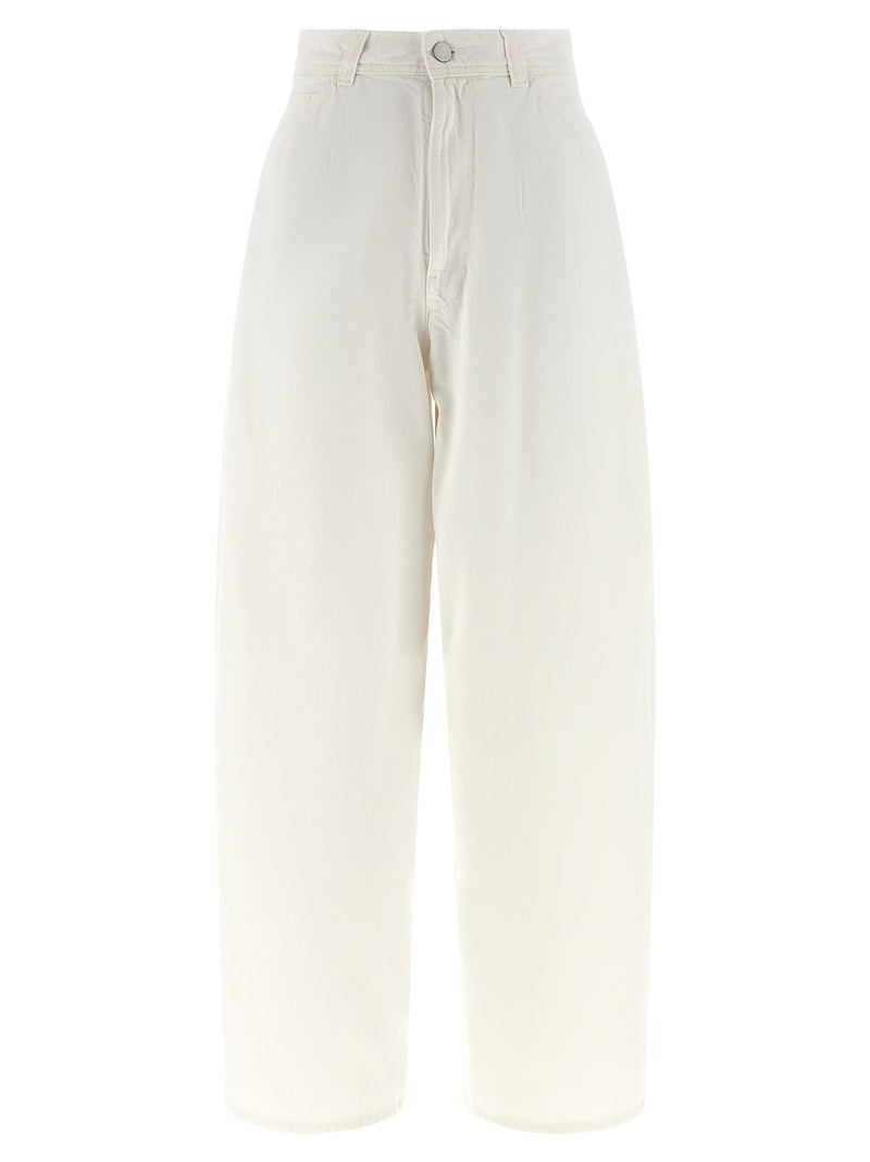 Lemaire White Cotton Jeans Denim