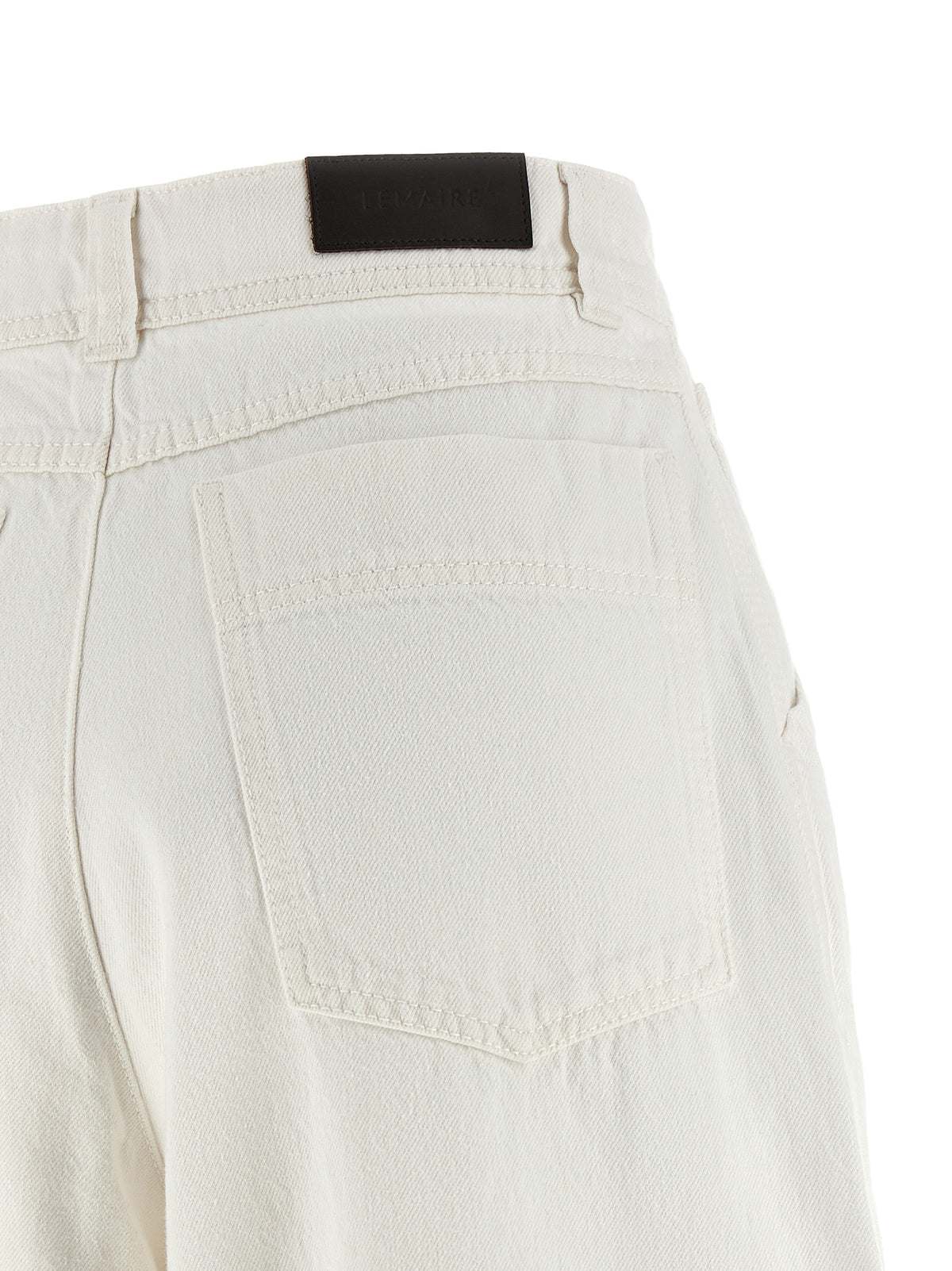 Lemaire Jean en coton blanc