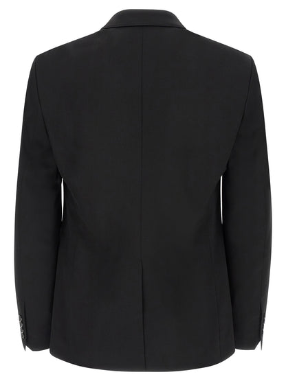 Dolce & Gabbana Black Virgin Wool Blazer