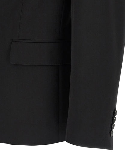 Dolce & Gabbana Black Virgin Wool Blazer