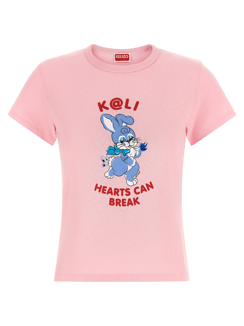Kenzo Multicolor Cotton T-Shirt - Cartoon Design