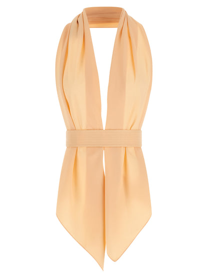 Alberta Ferretti Multicolor Viscose Sleeveles T-Shirt