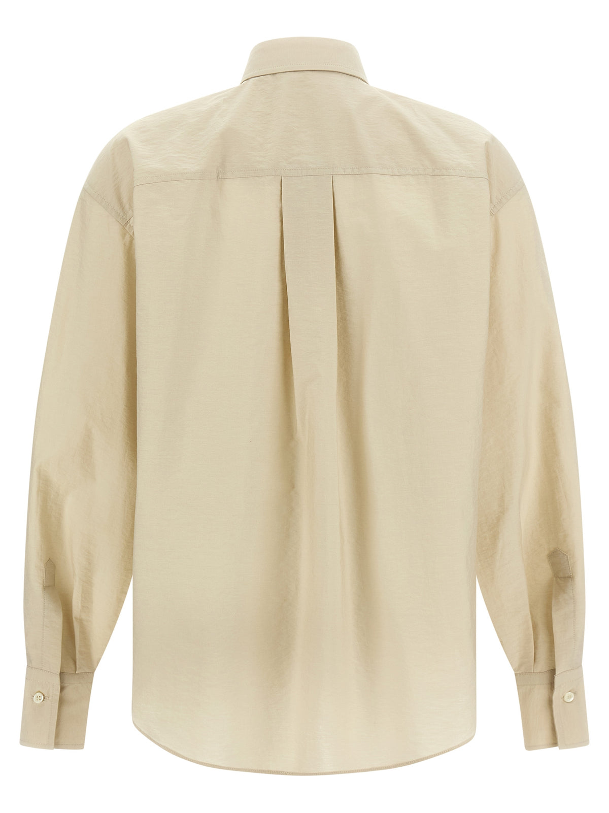 Chemisier en coton beige Brunello Cucinelli