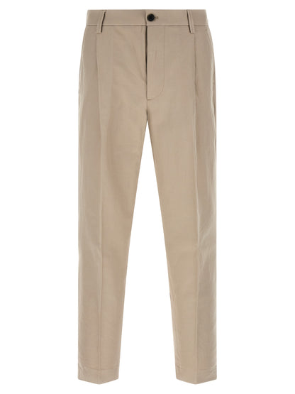 Department 5 Beige Cotton Casual Pants
