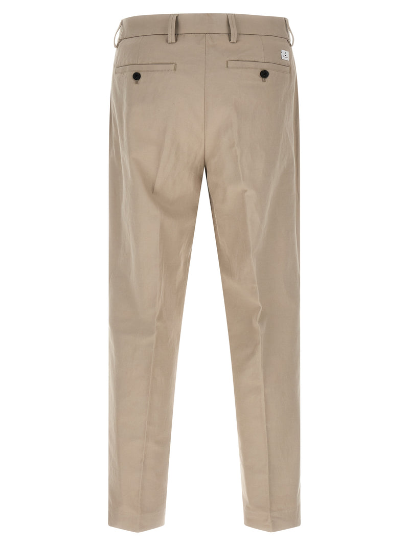 Department 5 Gin Beige Cotton Casual Pants for Men