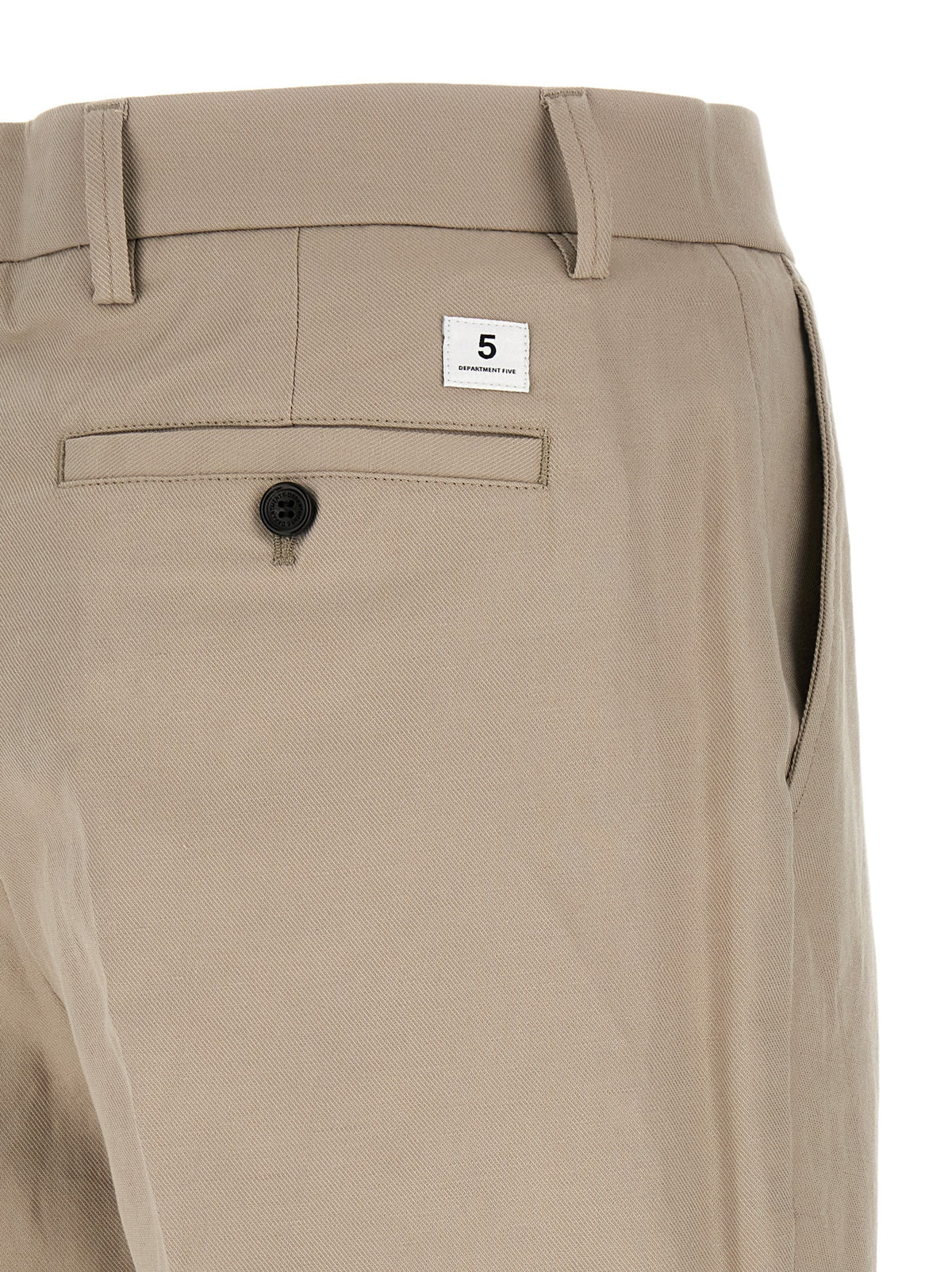 Department 5 Gin Beige Cotton Casual Pants for Men
