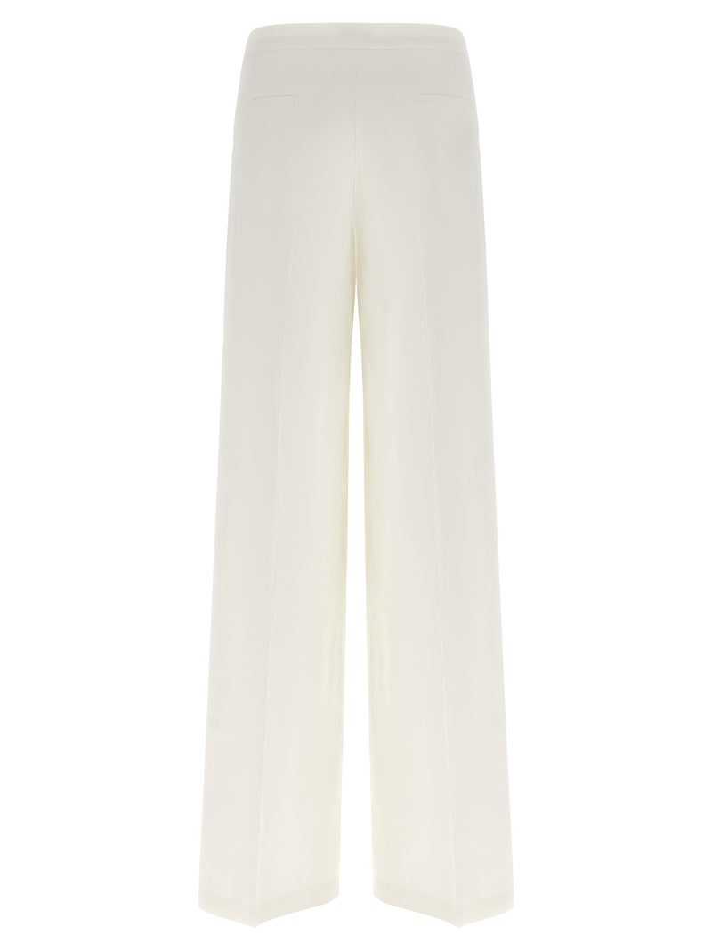 PINKO Jacopone White Linen Casual Pants for Women