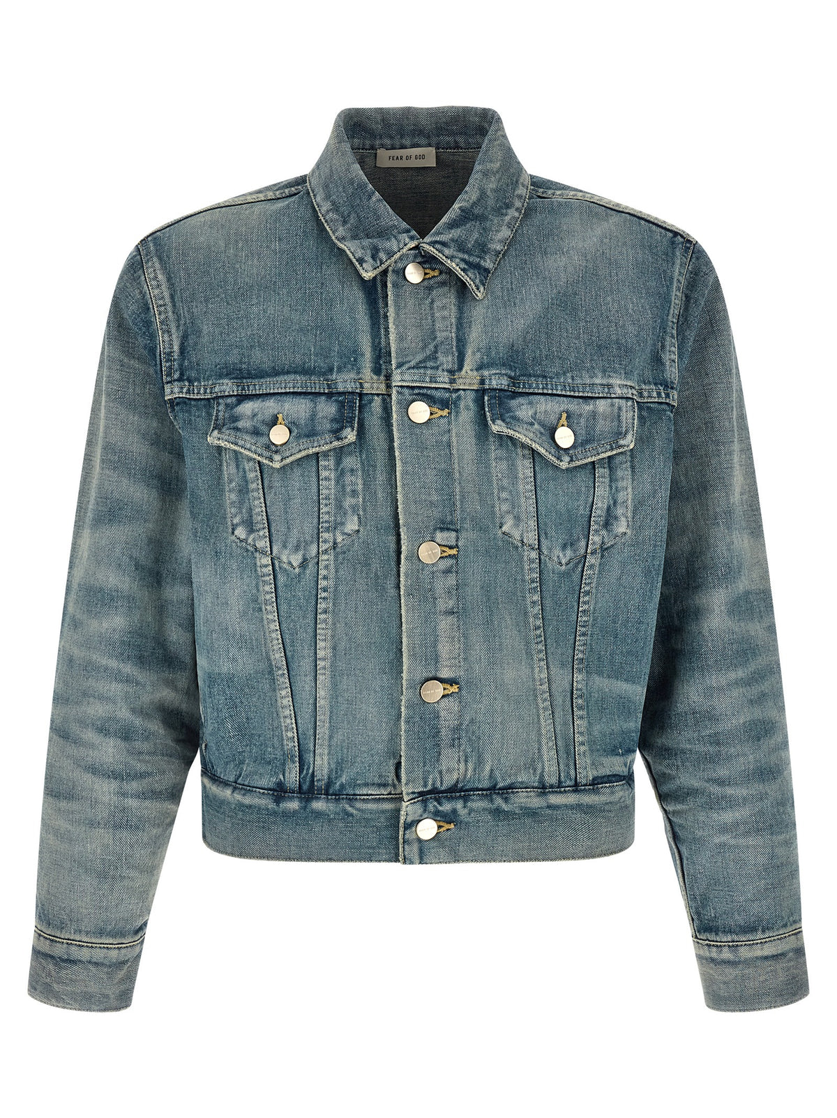 Fear Of God Blue Cotton Denim Jacket