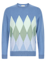 Cardigan Ballantyne en coton bleu