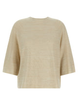 Fabiana Filippi Gold Cotton Cardigan