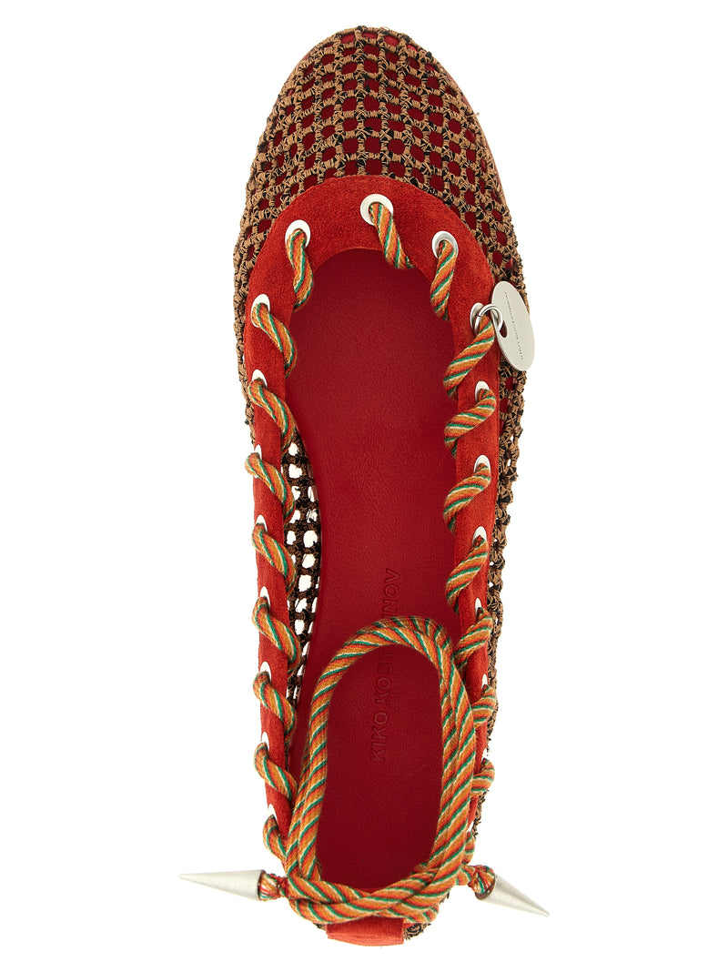 Kiko Kostadinov Multicolor Polyester Ballet Flats