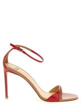 Francesco Russo R1S1023 Multicolor Goatskin Stiletto Heel Sandals