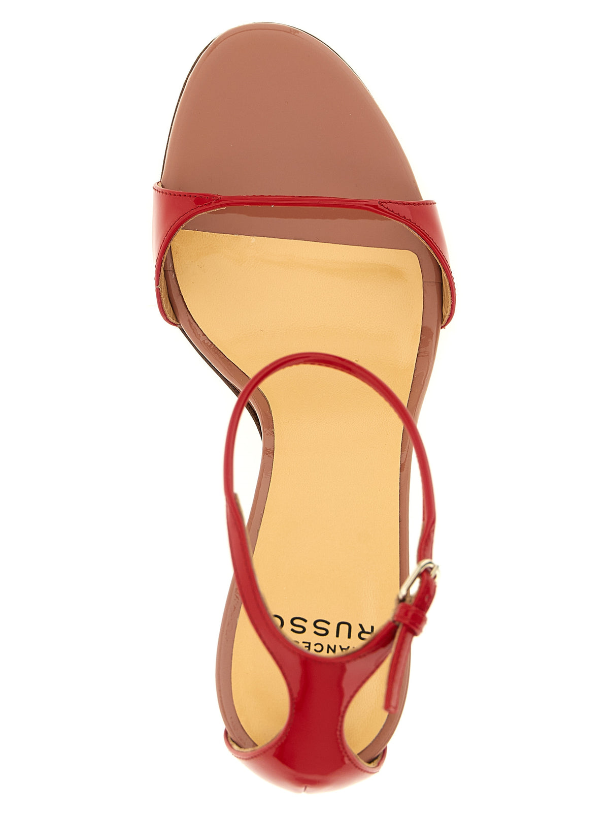Francesco Russo R1S1023 Multicolor Goatskin Stiletto Heel Sandals