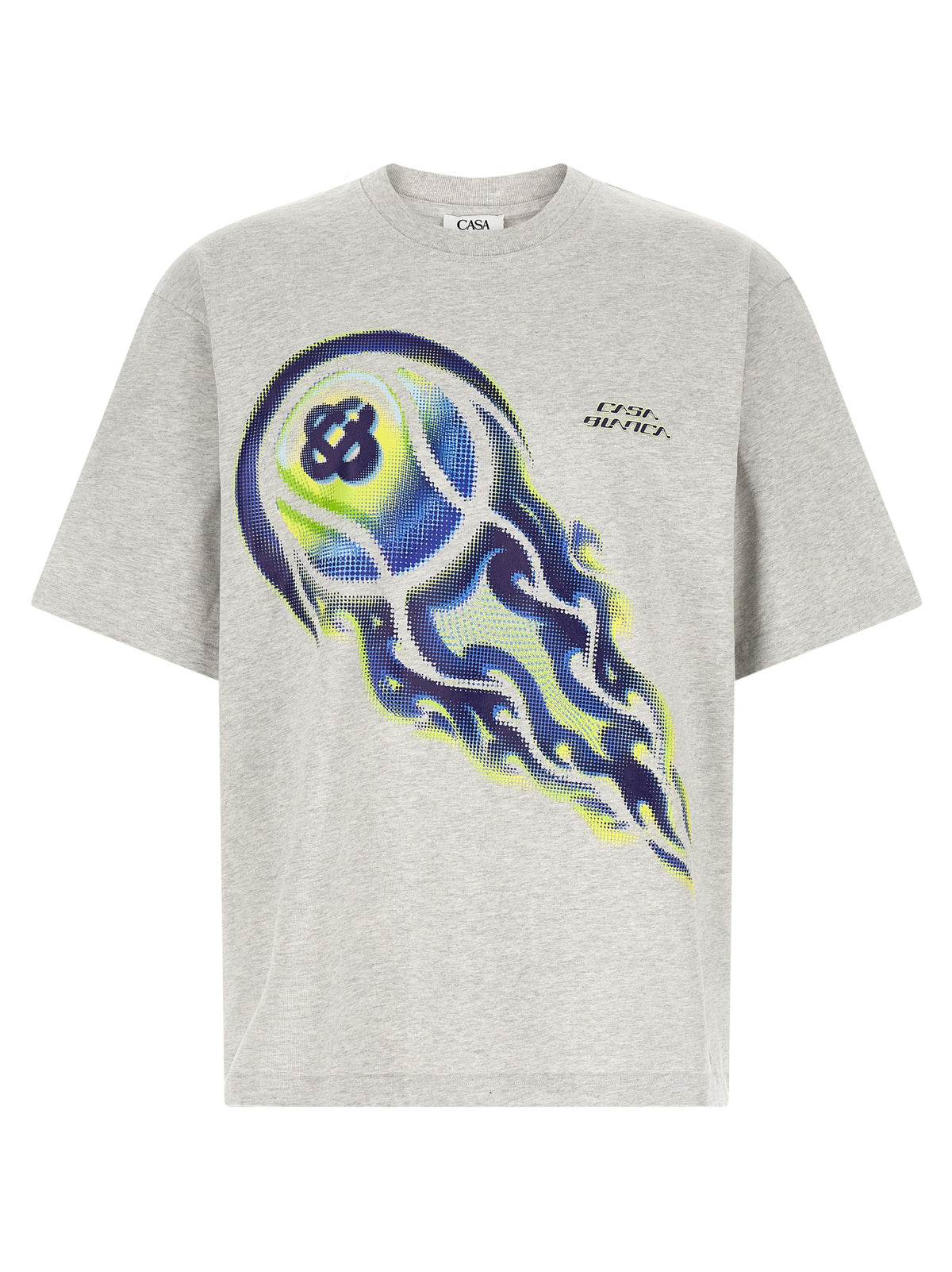 T-shirt Casablanca gris en coton biologique