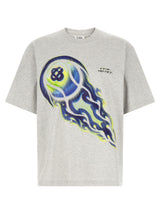 T-shirt Casablanca gris en coton biologique