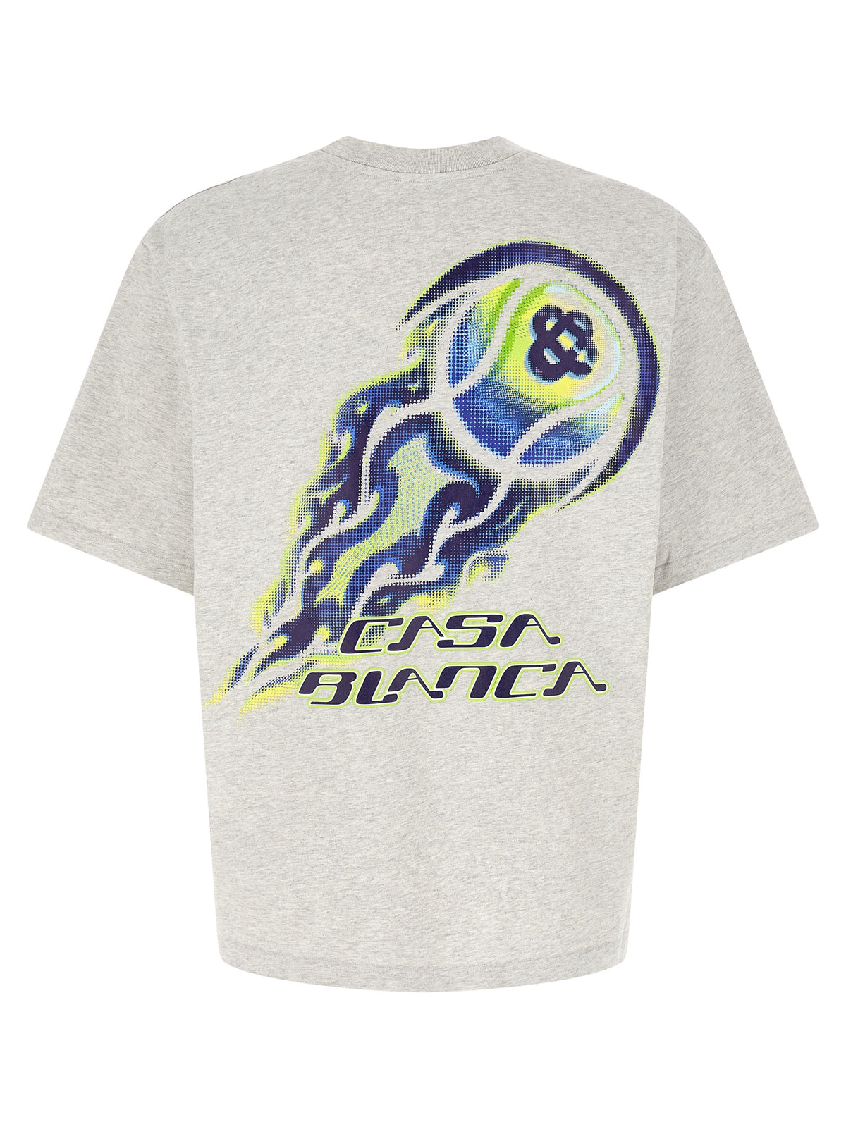 T-shirt Casablanca gris en coton biologique