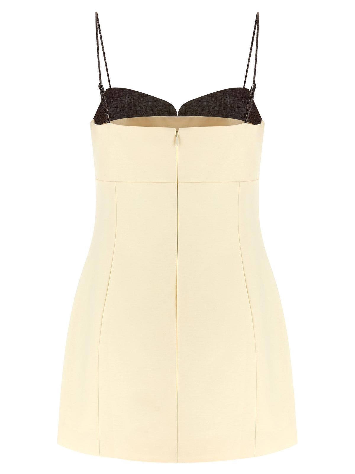 Robe Mini Beige Tailorée en Coton par Entire Studios