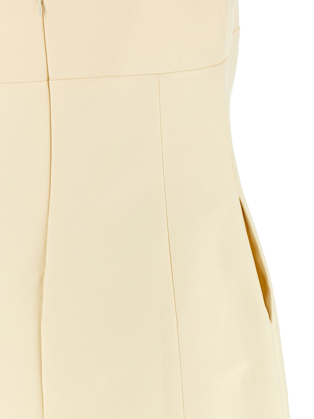 Robe Mini Beige Tailorée en Coton par Entire Studios