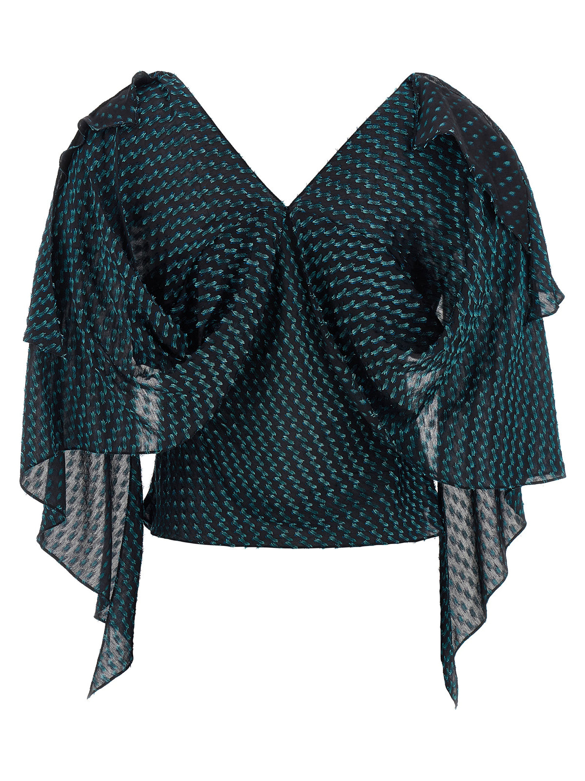 Kiko Kostadinov Blue Modal Blouse