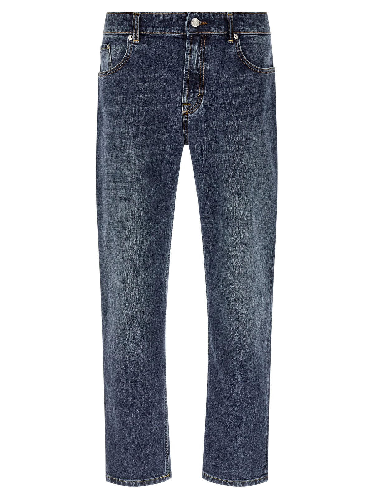 Jean droit en coton bleu Department 5