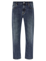 Jean droit en coton bleu Department 5