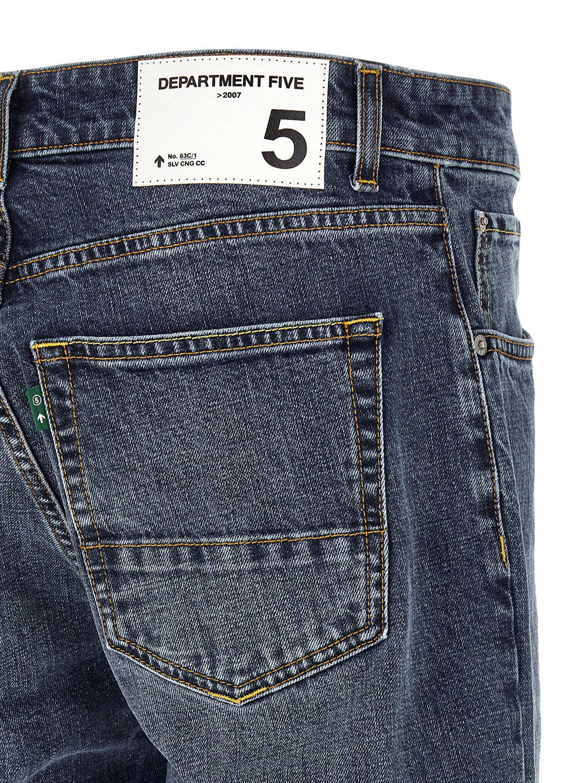 Jean droit en coton bleu Department 5