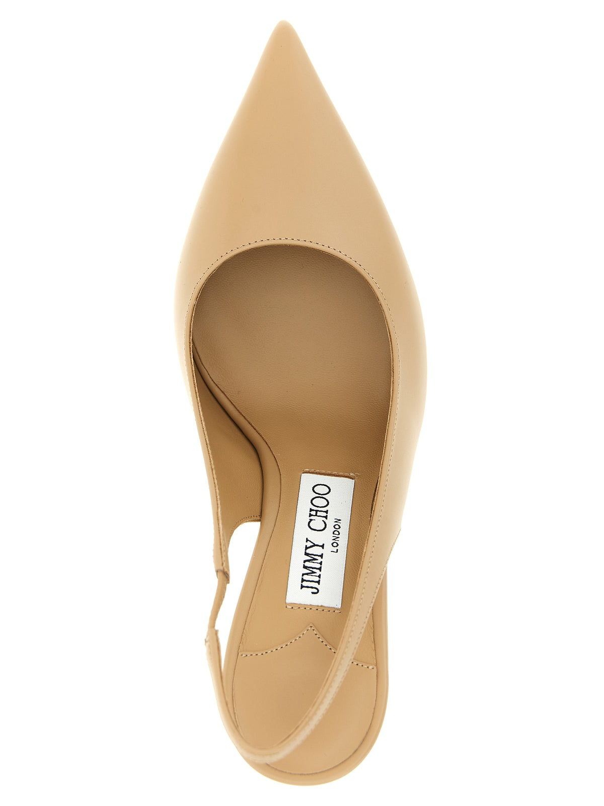 Escarpins Jimmy Choo en cuir beige à talons hauts
