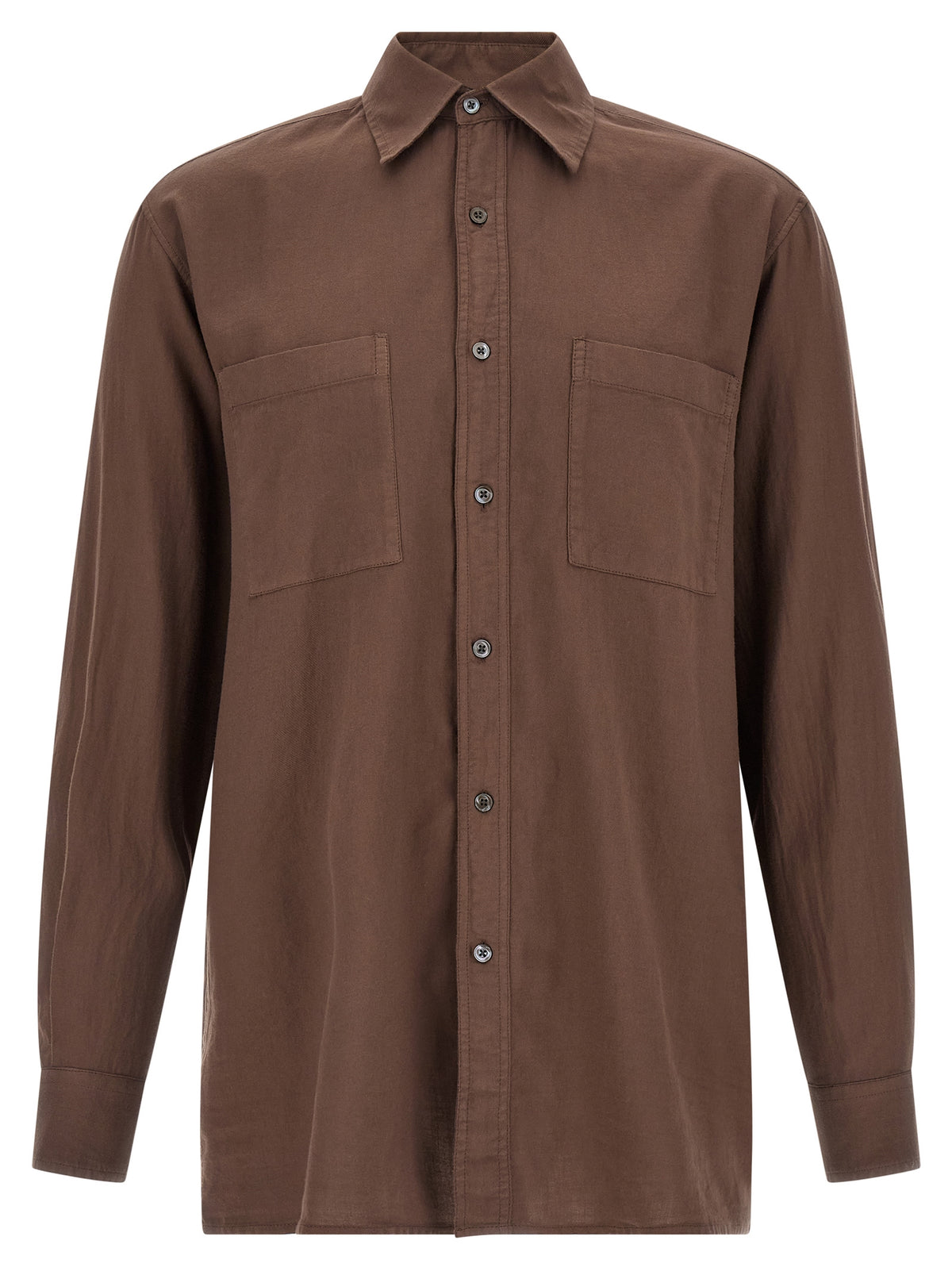 CELLAR DOOR Brown Cotton Blouse