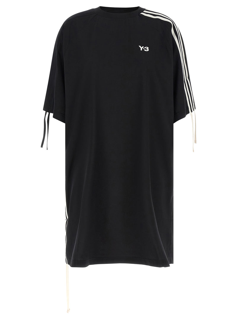Y-3 Black Polyester Short Dress - Stylish and Versatile