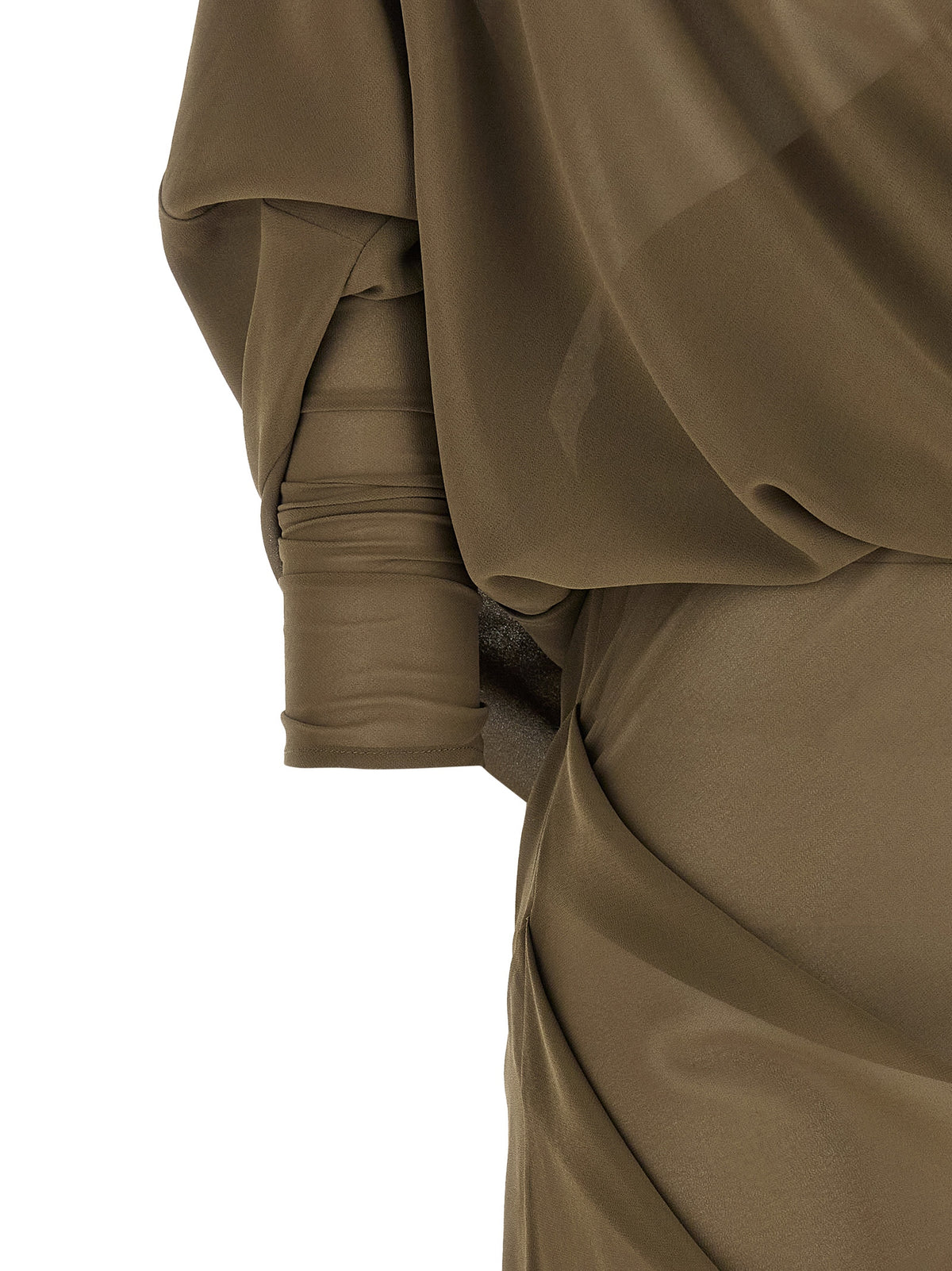 Robe longue bicolore en polyester Entire Studios