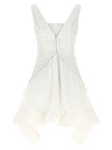 Alexander McQueen Mini ‘Day’ Dress in White Cotton